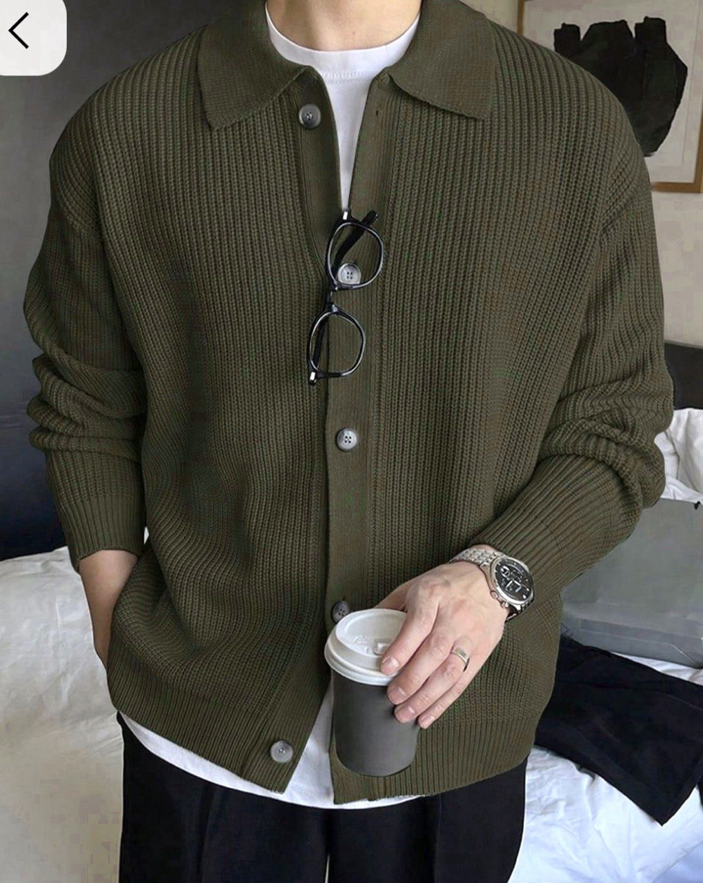 VESTE EN TRICOT