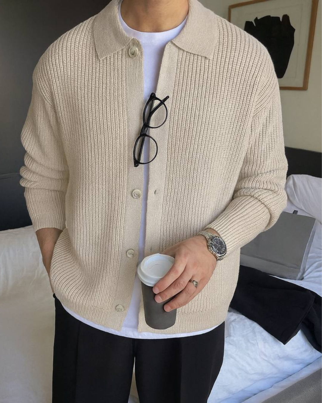 VESTE EN TRICOT